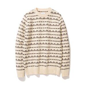 Norse Projects Arild Rough Fairisle Wool Jumper XL